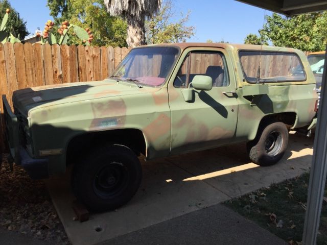 1986 Chevrolet K5 Blazer(US Army)M1009 1986 Chevrolet Blazer US Army Specs