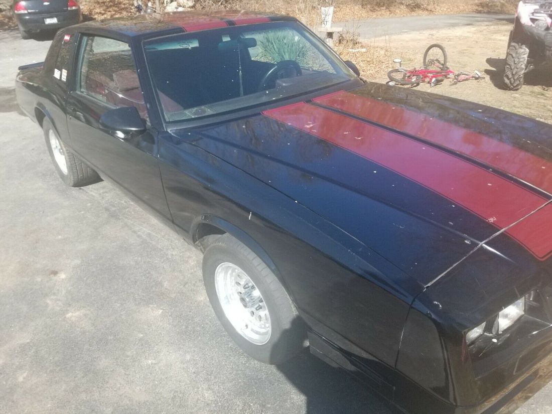 1986 Chevrolet Monte Carlo Sportscar Black RWD Automatic Super Sport 1986 Chevrolet Monte Carlo Super Sport