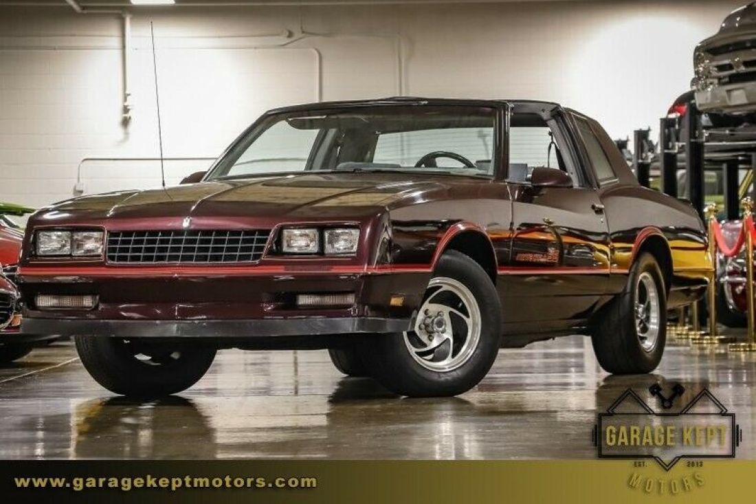 1986 Chevrolet Monte Carlo SS Burgundy Coupe 383 Stroker V8 113066 Miles 1986 Chevrolet Monte Carlo SS