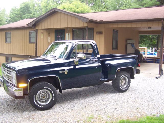 1986 Chevrolet Scottsdale K10 Stepside 1986 Chevrolet Other Pickups Scottsdale