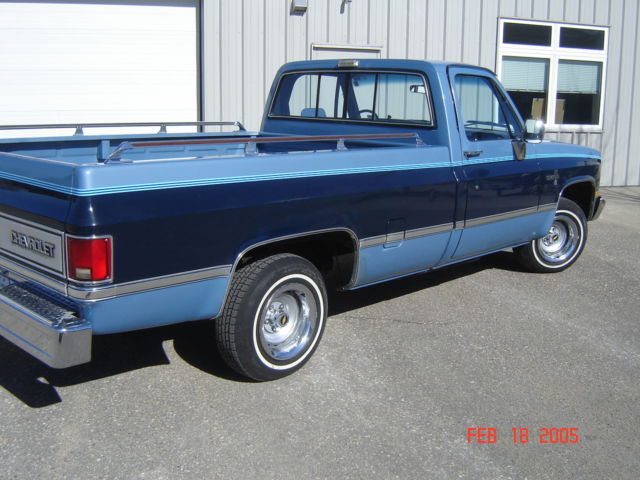 1986 CHEVROLET SILVERADO 1/2 TN PU, W 77,000 ACT. MI,, SOUTH MO. TRK 1986 Chevrolet Silverado 1500 1/2 TON LONG BOX