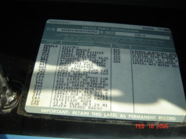 1986 Chevrolet Silverado 1500 1/2 TON LONG BOX - photo 4
