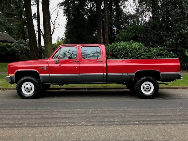 1986 Chevrolet C/K Pickup 3500 Sottsdale 3x3 Crew Cab