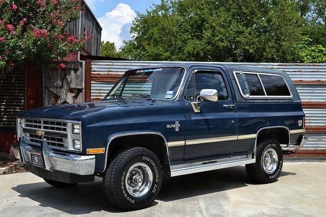 1986 Chevy Blazer K5, a wonderfully preserved and maintained one owner! 1986 Chevrolet Blazer Silverado