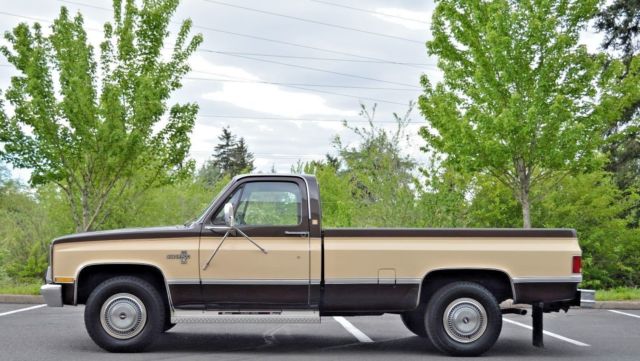 1986 CHEVY C20 CAMPER SPECIAL SILVERADO PICKUP 454 7.4L V8 AUTO 61,592 ORIG MILE 1986 Chevrolet C20