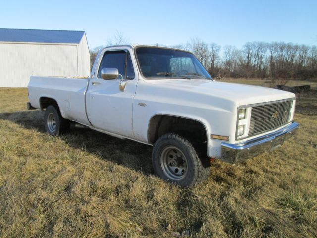 1986 Chevy K10 Silverado 4X4 Std. Cab 8ft box. Awesome Project Truck 1986 Chevrolet Other Pickups Silverado