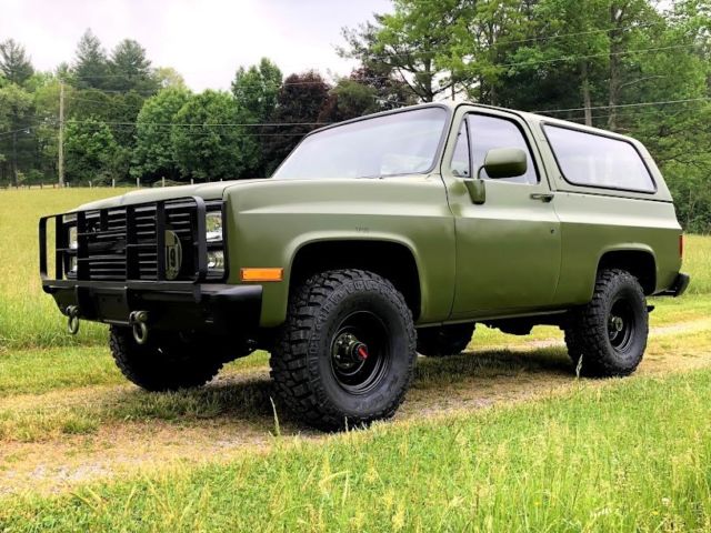 1986 chevy K5 military M1009 blazer diesel cucv vintage restored 1986 Chevrolet Blazer