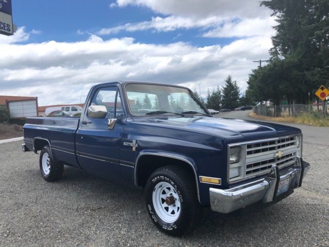 1986 Chevy Silverado C/K 1500 RUST Beautiful Stock Truck WORLDWIDE NO RESERVE 1986 Chevrolet Silverado 1500