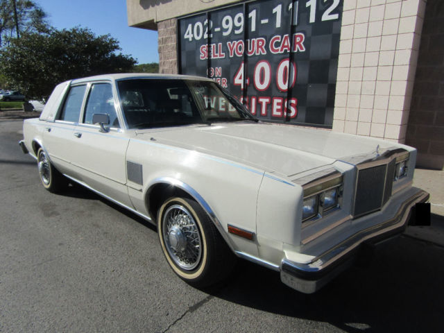 1986 Chrysler Fifth Avenue 5.2L V8 Automatic Leather New Yorker 1 Owner 1986 Chrysler New Yorker Base Sedan 4-Door