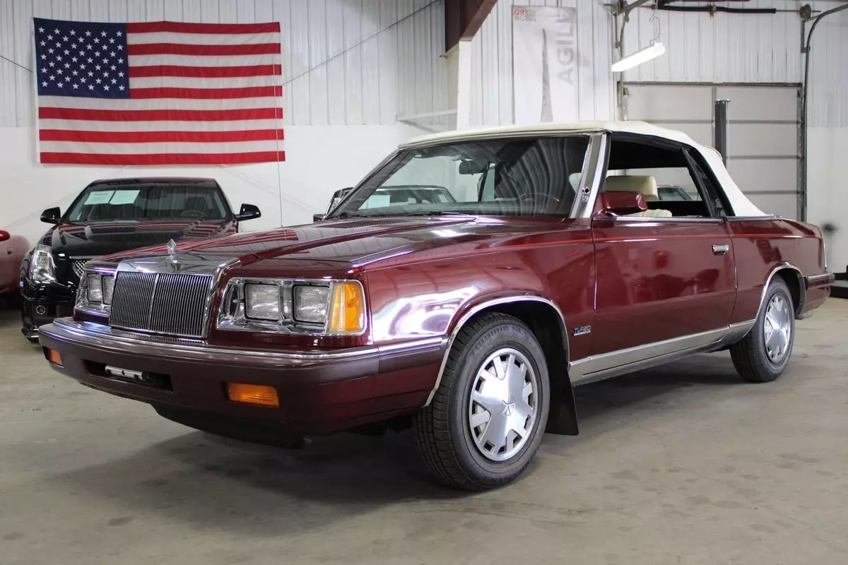 1986 Chrysler Lebaron Convertible 65160 Miles Red Convertible 2.2L I4 1986 Chrysler LeBaron Convertible