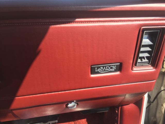 1986 Chrysler LeBaron - photo 11