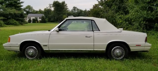 1986 chrysler lebaron turbo convertible 1986 Chrysler LeBaron Convertable