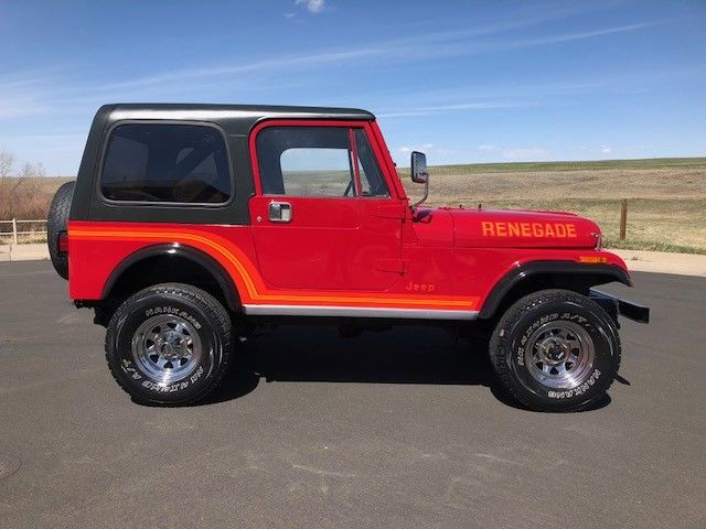 1986 CJ-7 RENEGADE WITH THE DANA 44 AND SEBRING RED FROM NORTHERN NEW MEXICO 1986 Jeep CJ RENEGADE