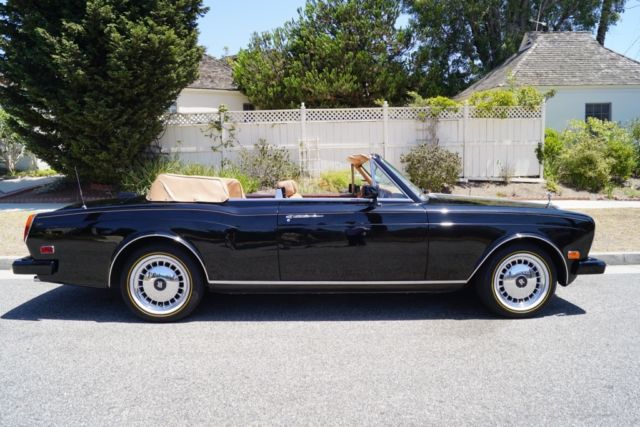 1986 Rolls-Royce Corniche II IN RARE 'MASONS BLACK' OVER 'TAN' LEATHER - photo 8