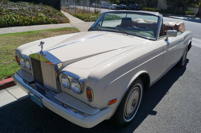 1986 CORNICHE II - ORIG CALIF OWNER CAR WITH 34K ORIG MILES - STUNNING EXAMPLE! 1986 Rolls-Royce Corniche II CONVERTIBLE DROP HEAD COUPE WITH 34K MILES!