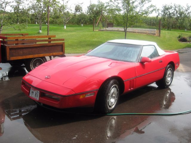 1986 Corvette Convertible 10,xxx miles! Ex. Cond. Stored heated garage PACE CAR 1986 Chevrolet Corvette Convertible