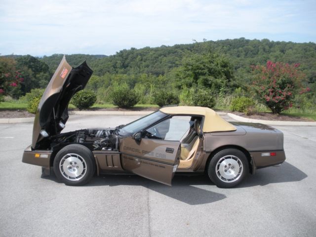 1986 Corvette Convertible Indy Commemorative Edition Pace Car 1986 Chevrolet Corvette Covertible