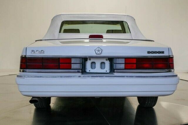 1986 Dodge 600 ES LEATHER CONVERTIBLE WELL KEPT CLEAN - photo 4