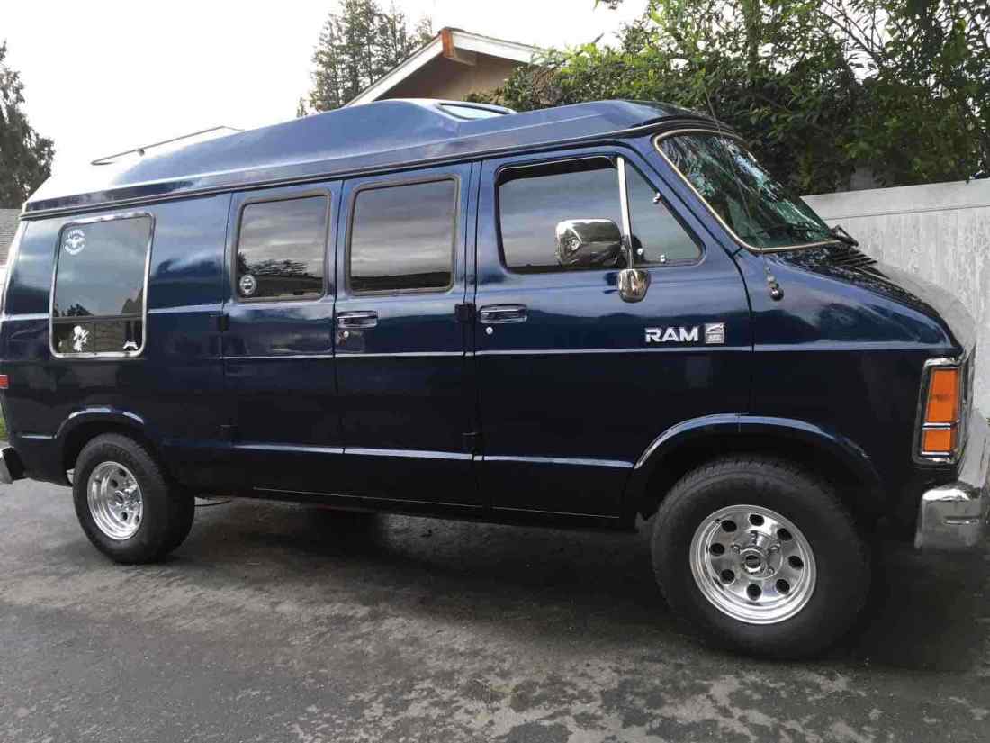 1986 Dodge B250 Van Blue RWD Automatic B250 1986 Dodge B250 B250