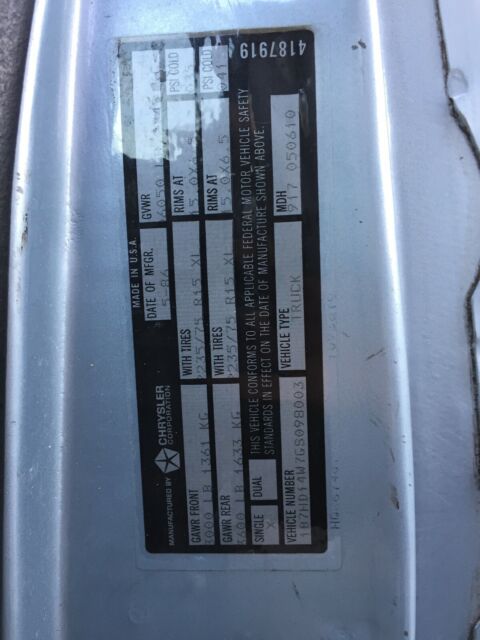 1986 Dodge Other Pickups - photo 3