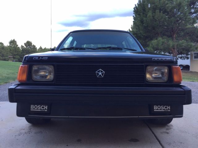 1986 Dodge Omni GLHS 1986 Dodge Other GLHS