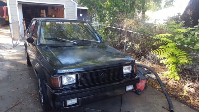 1986 Dodge OMNI GLHS #357 1985 omni made to be a CLONE 1986 Dodge Shelby GLHS