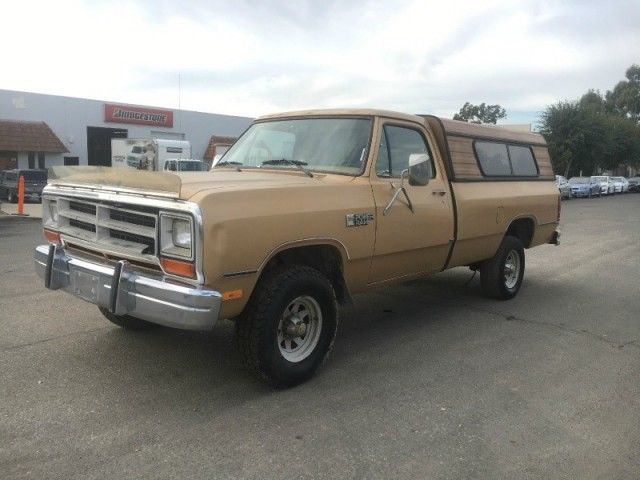 1986 DODGE POWER RAM W 150 4X4 REAL 54000 CALIFORNIA MILES NO RUST DRY AS A BONE 1986 Dodge Power Wagon Base Standard Cab Pickup 2-Door