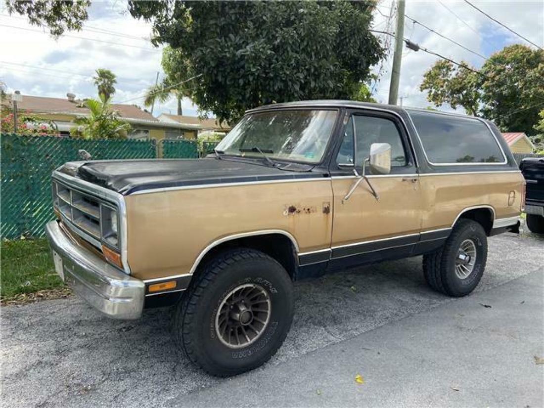 1986 Dodge Ram Charger 0 Miles 8 Cylinder Engine 5.2L/318 Automatic 1986 Dodge Ram Charger