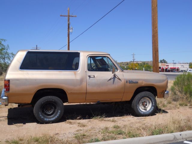 1986 DODGE RAMCHARGER 1986 Dodge Ramcharger