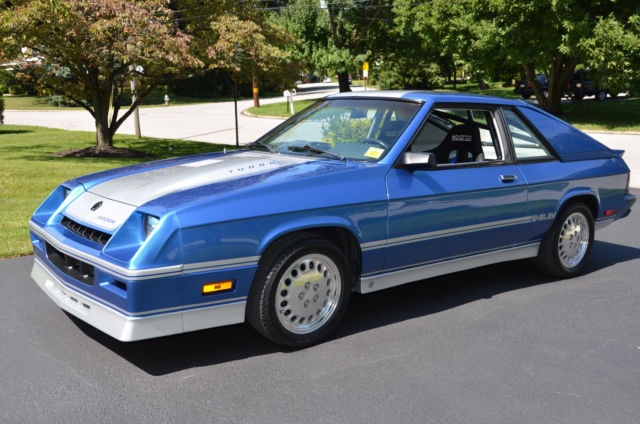 1986 Dodge Shelby Charger 1986 Dodge Charger Shelby