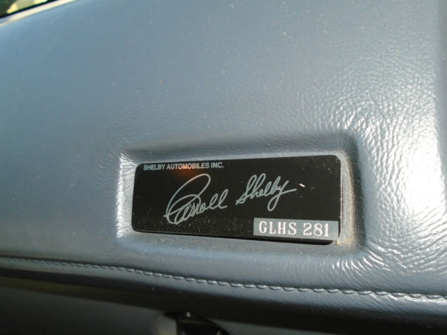 1986 Shelby GLHS - photo 9