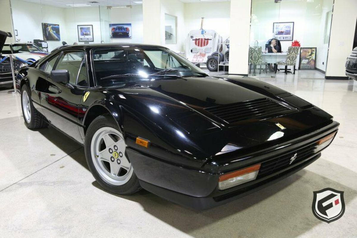1986 Ferrari 328 GTB 24392 Miles Black Coupe 3.2L V8 F SOHC Manual 1986 Ferrari 328 GTB