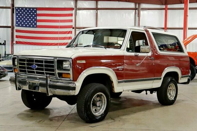 1986 Ford Bronco XLT 44264 Miles Maroon/White SUV 351ci V8 Automatic 1986 Ford Bronco XLT