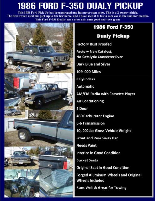 1986 Ford F-350 Dually Pickup - photo 2
