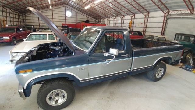 1986 FORD F 150 XL 2 DOOR 4X4 STRAIGHT 6 CYLINDER 4.9 ENGINE ORIGINAL PAINT 1986 Ford F-150 XL