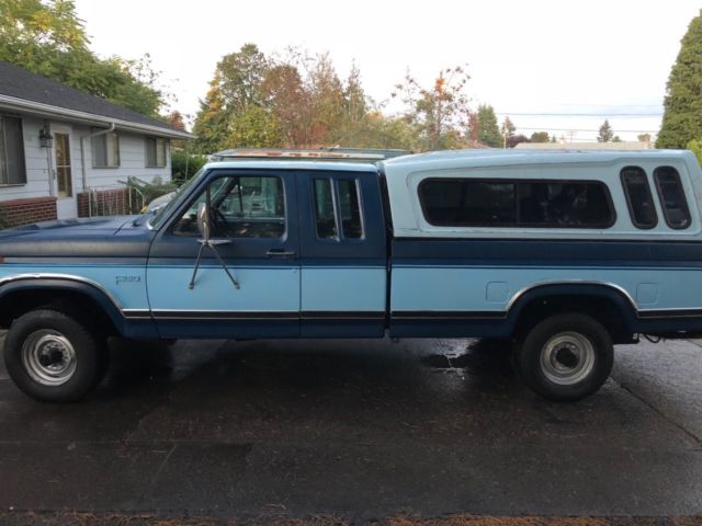 1986 ford f-250 diesel 4x4 super cab 1986 Ford F-250