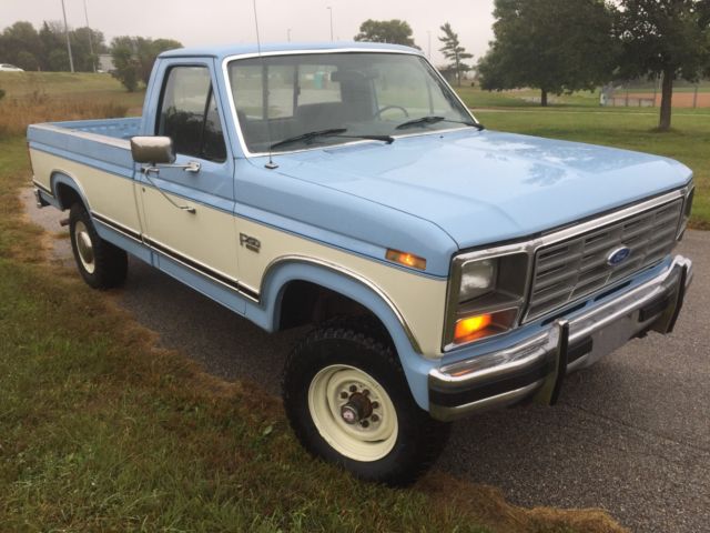 1986 Ford F-250 XL 4WD solid California truck great condition with great looks! 1986 Ford F-250 XL