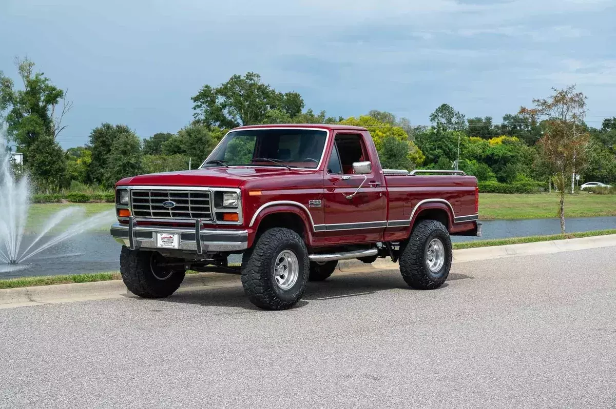 1986 Ford F150 XLT Lariat Burgundy 1986 Ford F-150 XLT Lariat
