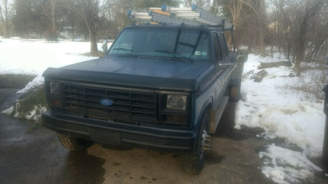 1986 Ford F350 crew cab long bed dually 2wd 7.3 IDI turbo rebuilt low miles 1986 Ford F-350