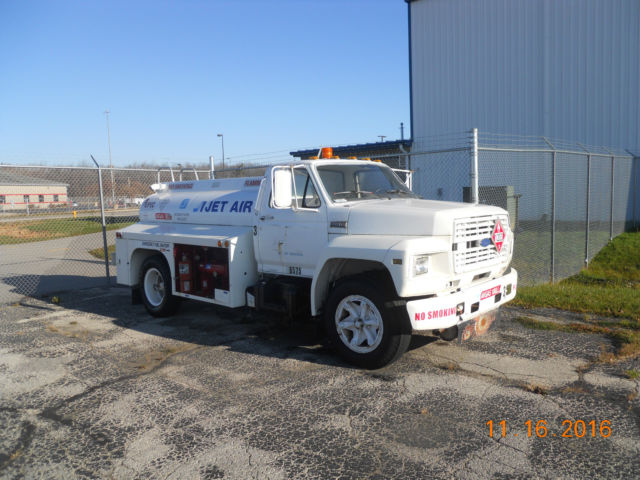 1986 FORD F600 750 GALLON AVGAS REFUELER 1986 Ford Other Pickups Base Straight Truck - Medium Conventional