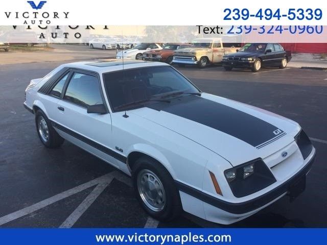 1986 Ford Mustang 2-Door Hatchback 13,814 Miles White 5.0L V8 OHV 16V Manual 1986 Ford Mustang 2-Door Hatchback