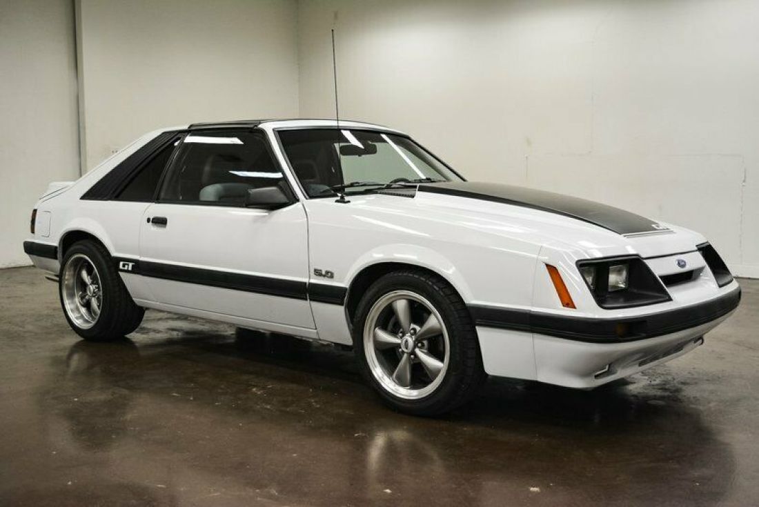 1986 Ford Mustang 85315 Miles White Coupe 5.0 5 Speed Manual 1986 Ford Mustang