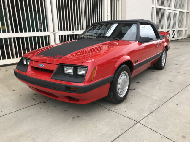 1986 Ford Mustang GT 5.0 Convertible Saleen Wing All Original NO RESERVE 1986 Ford Mustang gt 5.0