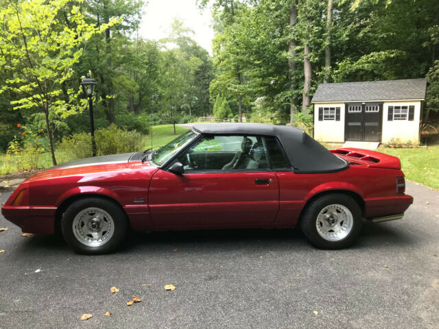1986 Ford Mustang GT Convertible Supercharged 347 1986 Ford Mustang