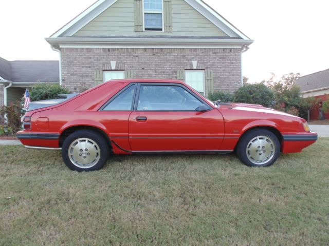 1986 Ford Mustang SVO 46K Original Miles! 2R Jalepeno Red One of 666 Made! 1986 Ford Mustang
