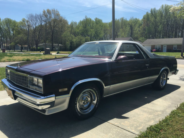 1986 GMC Caballero Pickup El Camino 1986 GMC Caballero El Camino