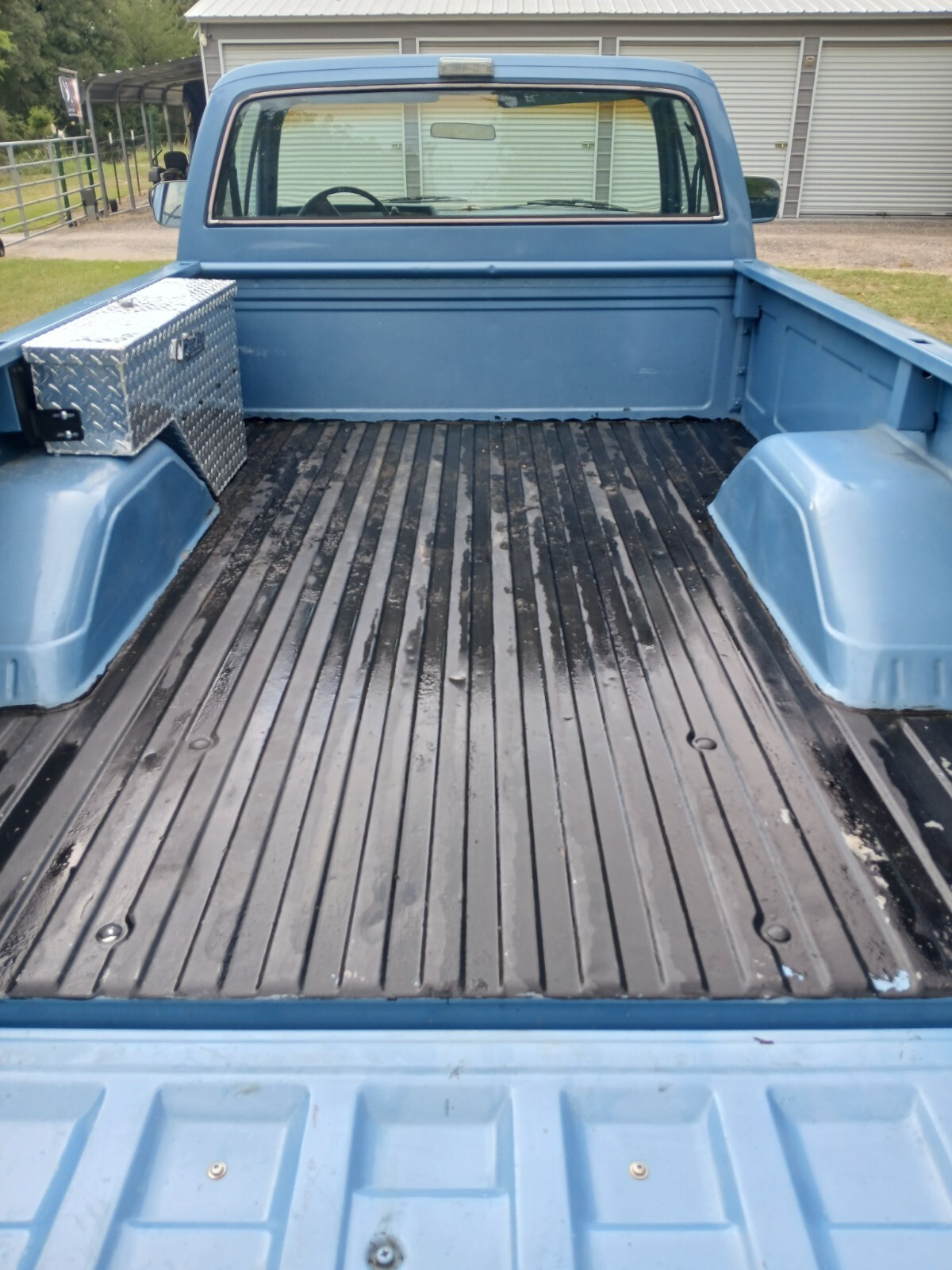1986 GMC Sierra 1500 Longbed / two tone. white over blue - photo 7