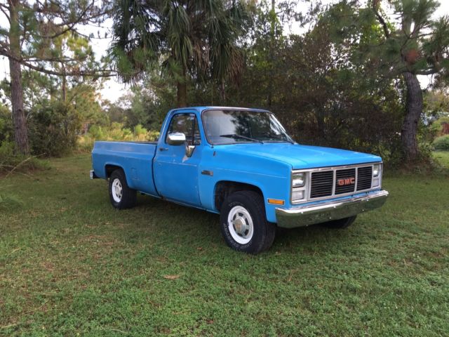 1986 GMC High Sierra 2500 pickup truck farm fresh 3/4 ton SQUARE BODY 1986 Chevrolet C/K Pickup 2500 high Sierra