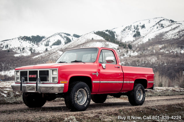 1986 GMC Truck K10 4WD, SHORT BED, SHOP TRUCK, ONE OWNER, ALL NEW INTERIOR, V8 1986 GMC Sierra 1500 1986 GMC K10 SHORT BED 4WD CHEVY K10 A/C Cab V8