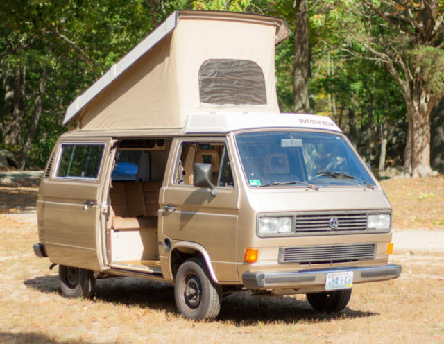 1986 Gold VW Vanagon Westfalia Camper Van / 10k miles / tent / awning / extras 1986 Volkswagen Bus/Vanagon